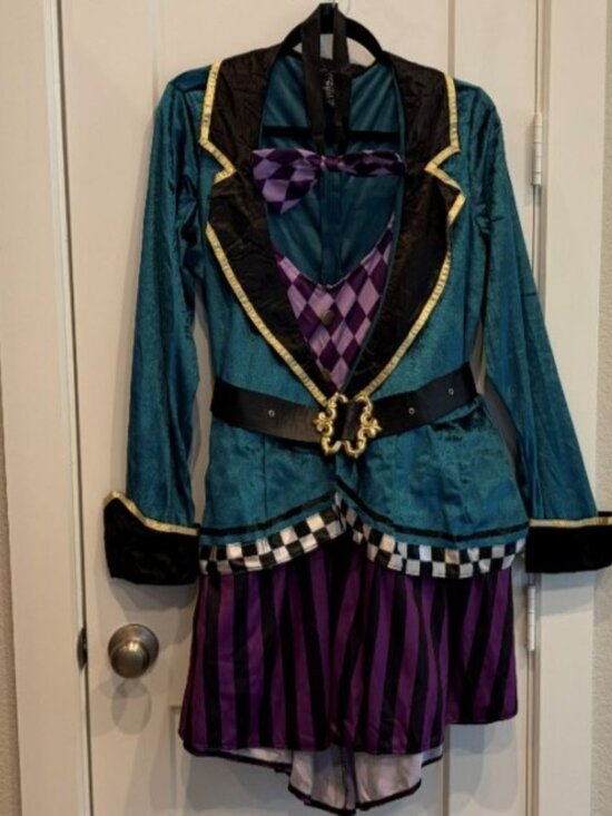 Leg Avenue Other - Leg Avenue Delightful Mad Hatter Halloween Costume Plus Size 1X/2X 4 Piece